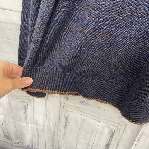 Hart Schaffner Marx Size XL Blue Wool Crew Neck Pullover Sweater Long Sleeve NEW - Picture 5 of 10